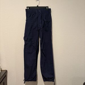 Aerie Baggy Cargo Skater Pant Jogger Navy Women Size XS Hip Hop Street wear